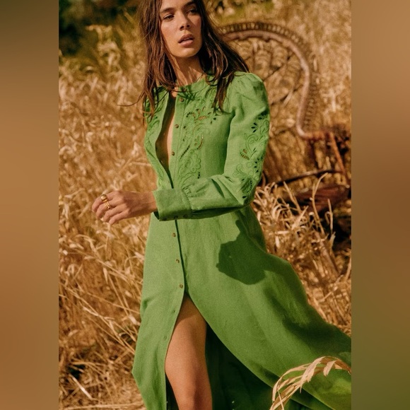 Sezane Selma Dress - Size 2 - Picture 6 of 7